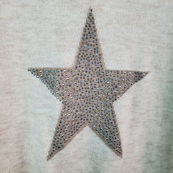 Why Not Cashmere Blend Star Sweater Ties at bottom  T/U One Size Fits All - Picture 2 of 7